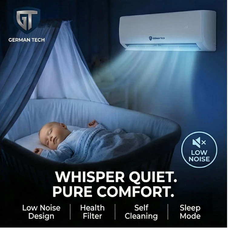 German Tech 1.5 Ton Smart Inverter AC GT-1Ton-Inverter-Eco - GT-1.5TON-AC