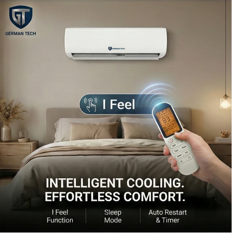 German Tech 1.5 Ton Smart Inverter AC GT-1Ton-Inverter-Eco - GT-1.5TON-AC