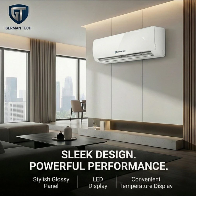 German Tech 1.5 Ton Smart Inverter AC GT-1Ton-Inverter-Eco - GT-1.5TON-AC