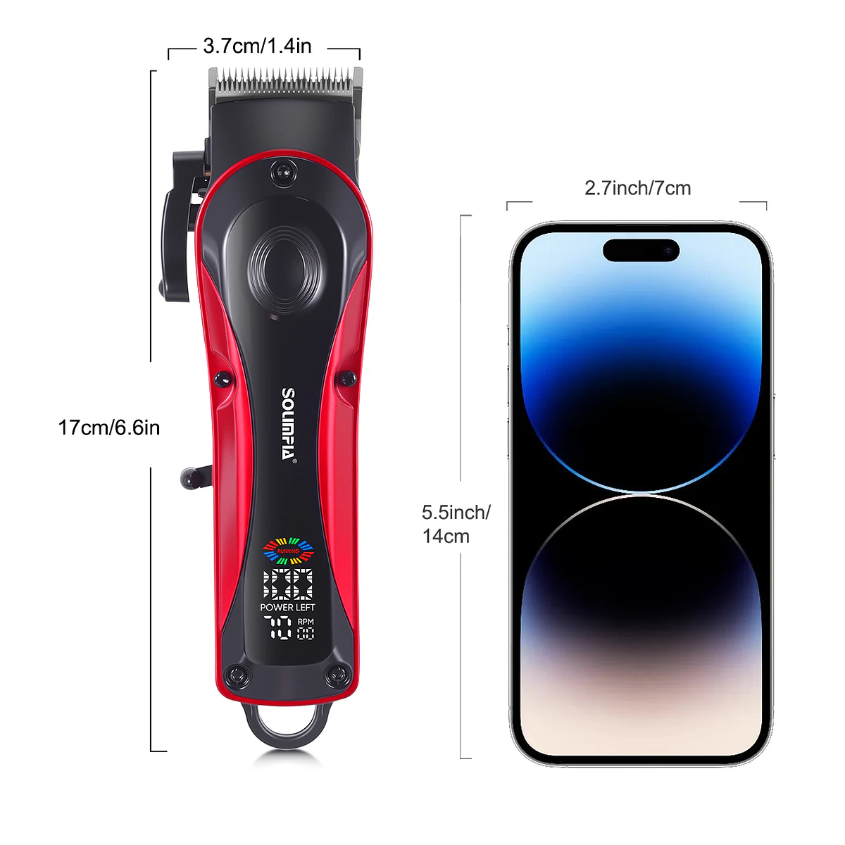 SOLIMPIA HT-653 Powerful hair and beard trimmer for men