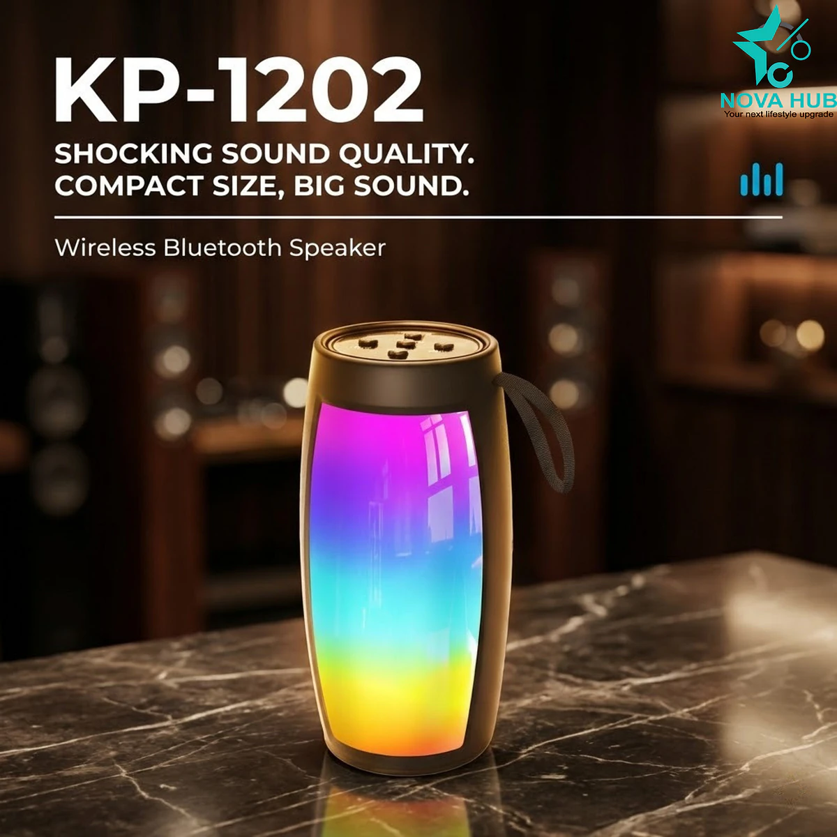 OKOP KP-1202 Portable Bluetooth Speaker 3W Output