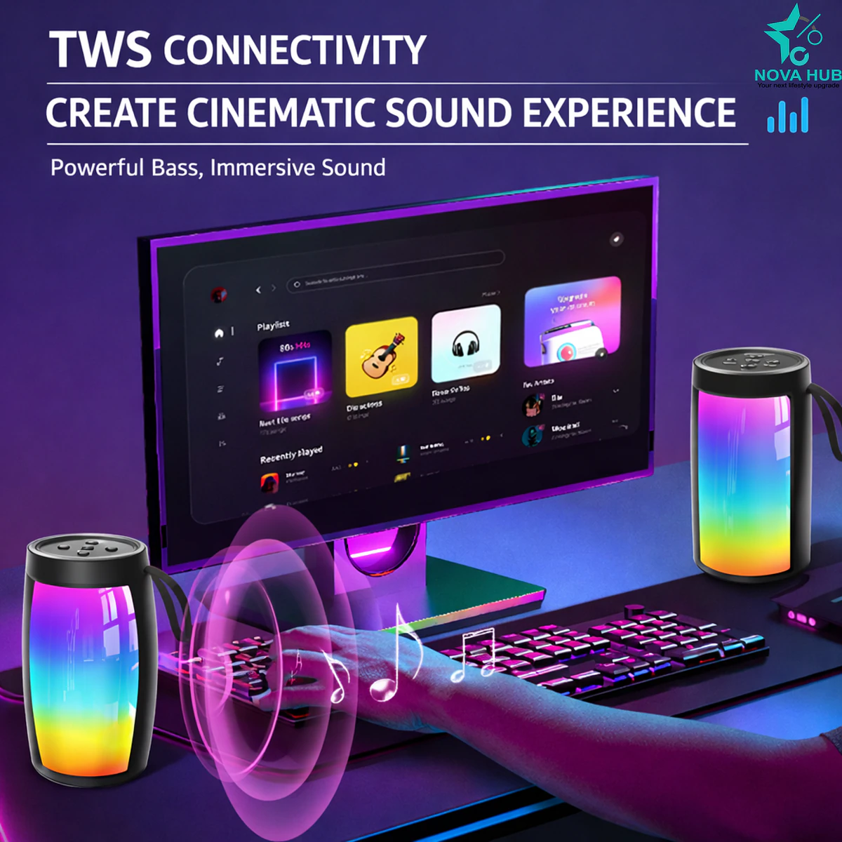 OKOP KP-1202 Portable Bluetooth Speaker 3W Output