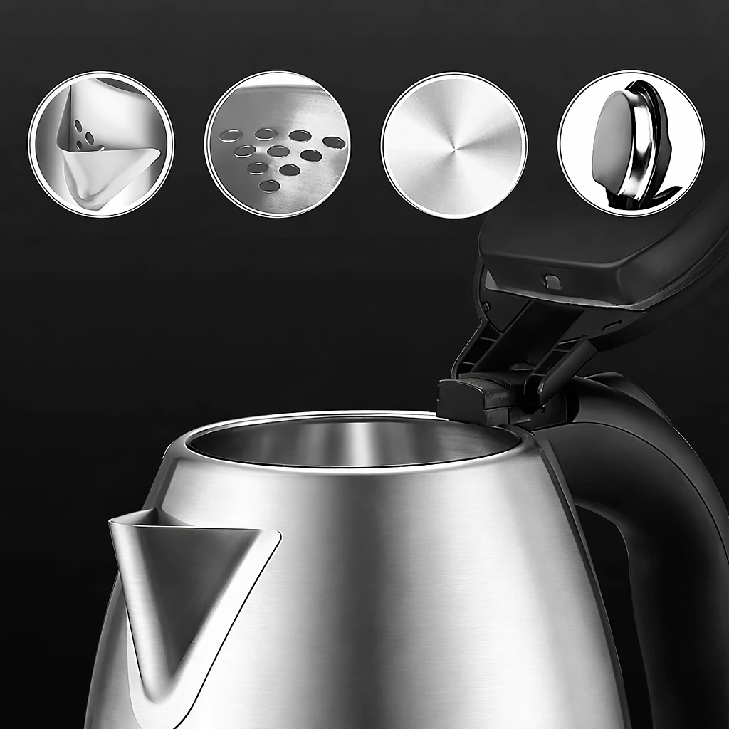 Tiffany Tf-6613 Electric Kettle 2L - Tf-6613 (Novahub) 1 Tiffany TF-6613 Electric Kettle 2L - TF-6613 (NovaHub)