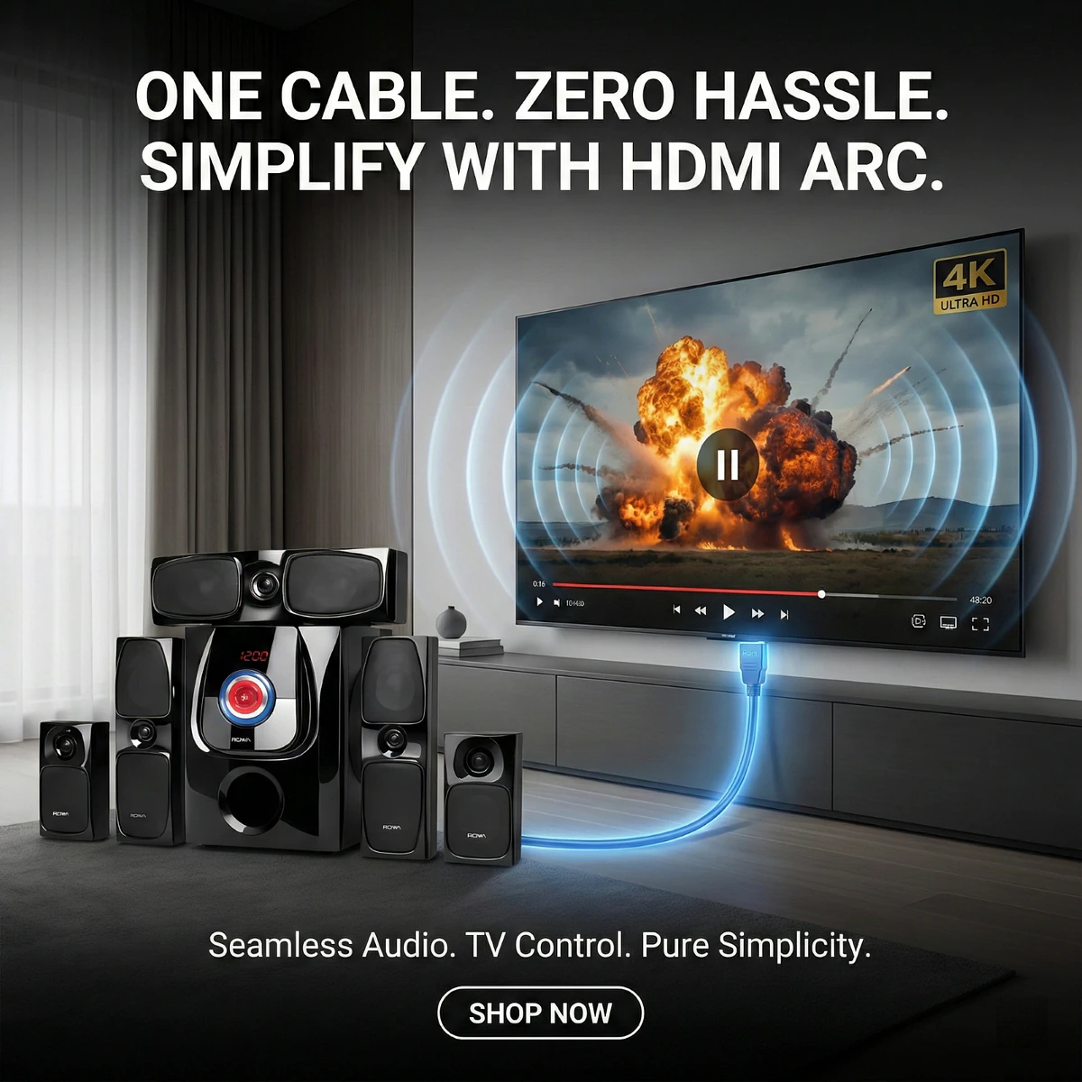 Rowa Singapore RH-7923-5.1 CH Home Theater System