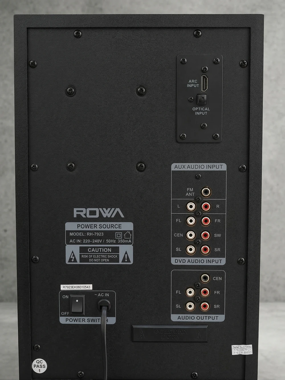 Rowa Singapore RH-7923-5.1 CH Home Theater System