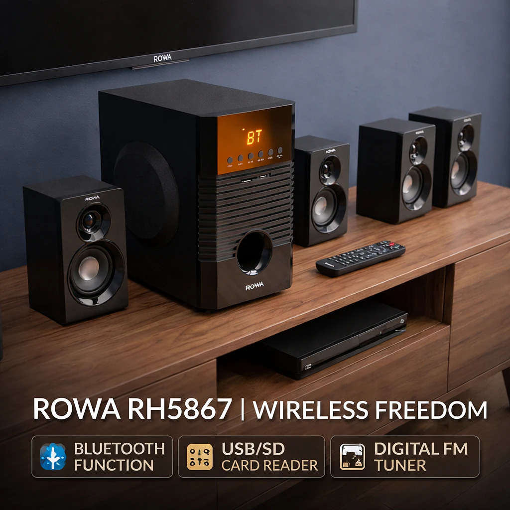 Rowa Singapore RH-5867 5.1 CH Home Theater System - ROWA RH-5867