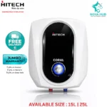 Hitech Malaysia Coral Series 15/25 Ltr Square Type Storage Water Heater Geyser - Coral Series Square Type Storage Water Heater Geyser