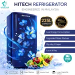 Hitech Malaysia 225L Gross Single Door Refrigerator - Hitech Malaysia 225L Gross Single Door Refrigerator HS-225CML HS-225CBL - Image 2