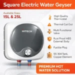 Hitech Malaysia 15 Ltr Square Electric Water Heater Geyser - Instant Plus Electric Water Heater Geyser - Image 3