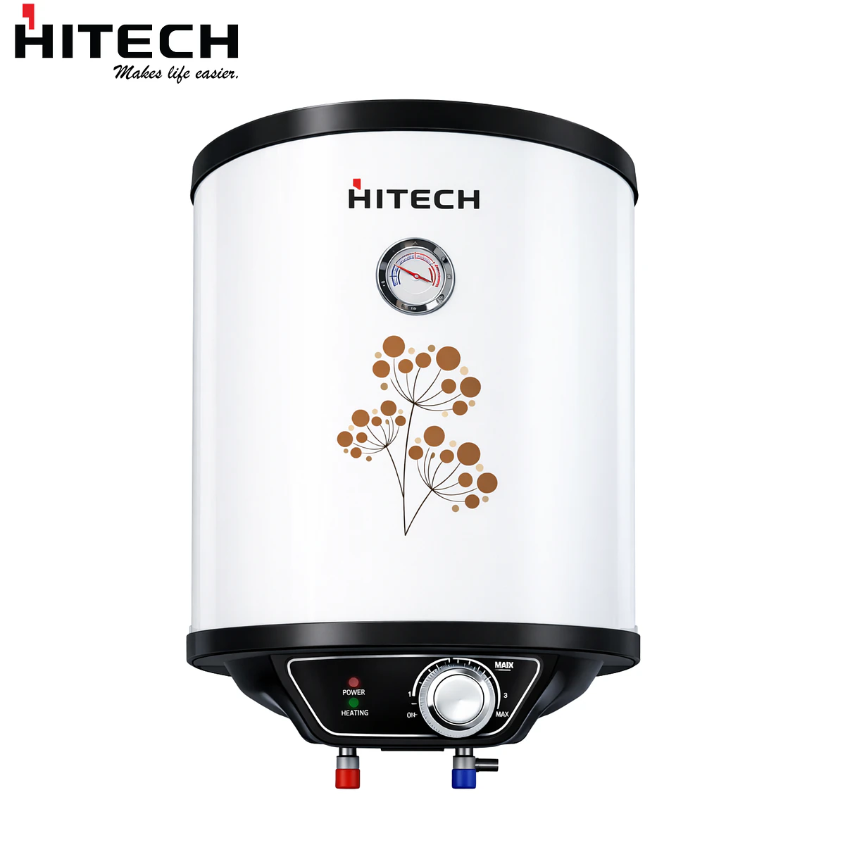 Hitech Malaysia Wave Series 15 Litre Round Electric Water Geyser - Hitech Wave Series Round Electric Water Geyser HRT-15LSST