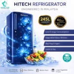 Hitech Malaysia 245L Gross Single Door Refrigerator - Hitech Malaysia 245L Gross Single Door Refrigerator HS-245CML HS-245CBL - Image 2