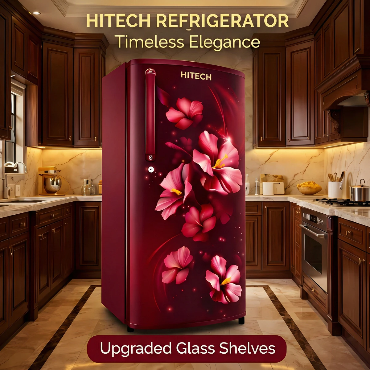 Hitech Malaysia 225L Gross Single Door Refrigerator - Hitech Malaysia 225L Gross Single Door Refrigerator HS-225CML HS-225CBL