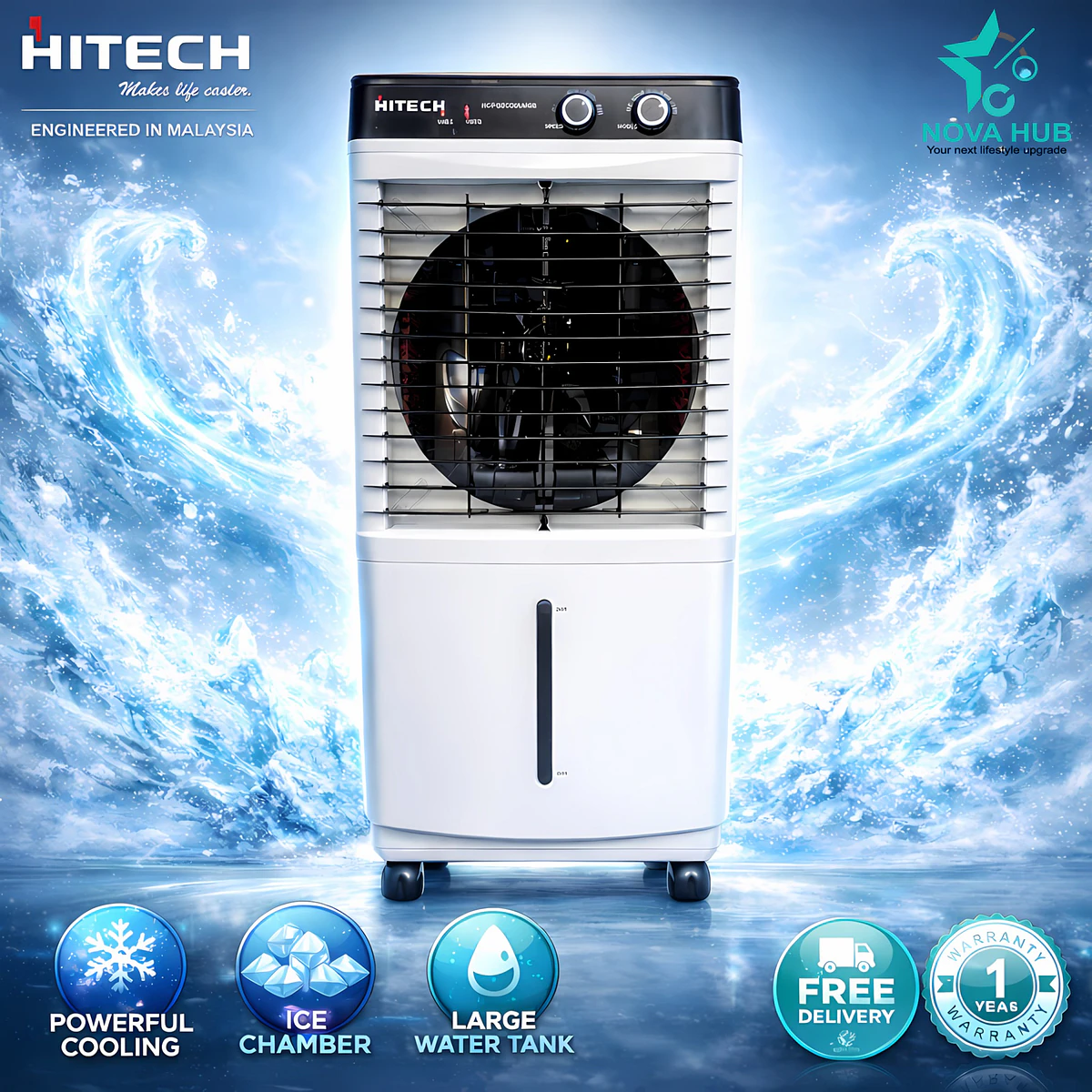 Hitech Malaysia HCP-50COOLMGB Personal Air Cooler - Hitech Personal Air Cooler HCP-50COOLMGB