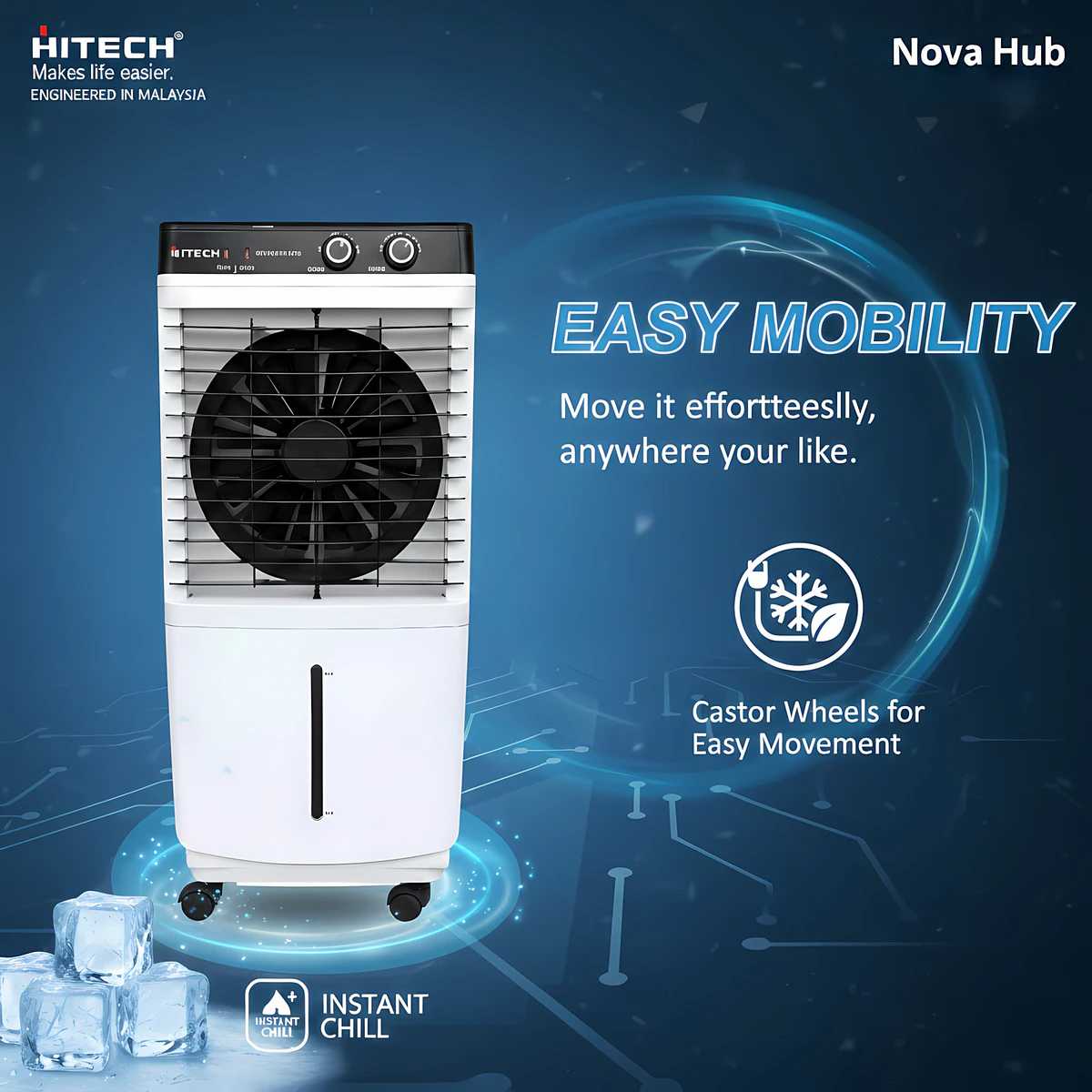 Hitech Malaysia HCP-50COOLMGB Personal Air Cooler - Hitech Personal Air Cooler HCP-50COOLMGB