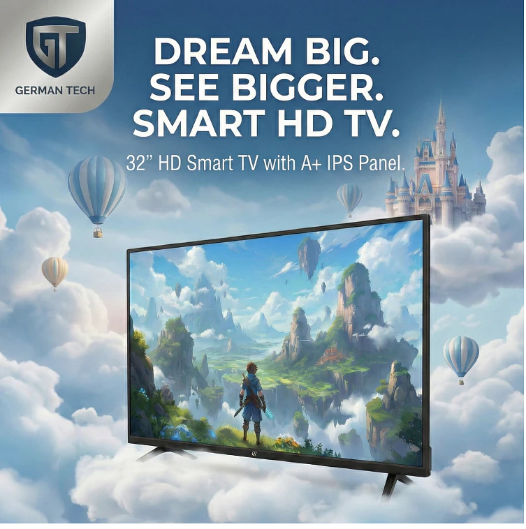 German Tech 32 Inch Smart Tv (Gt32S109Hd) - Gt-32S109Hd 2 German Tech 32 Inch Smart TV (GT32S109HD) - GT-32S109HD
