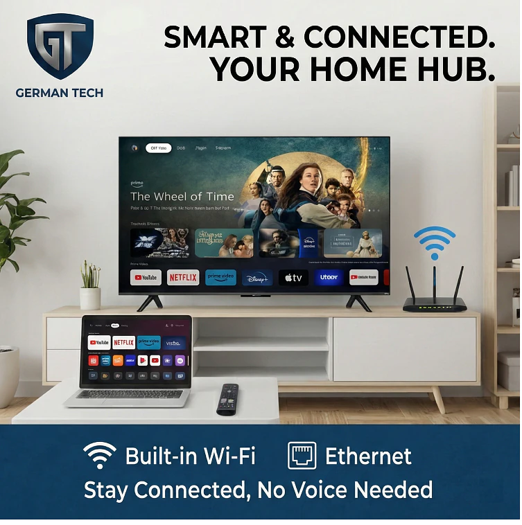 German Tech 43 Inch Smart TV (GT43S109FHD) - GT-43S109FHD