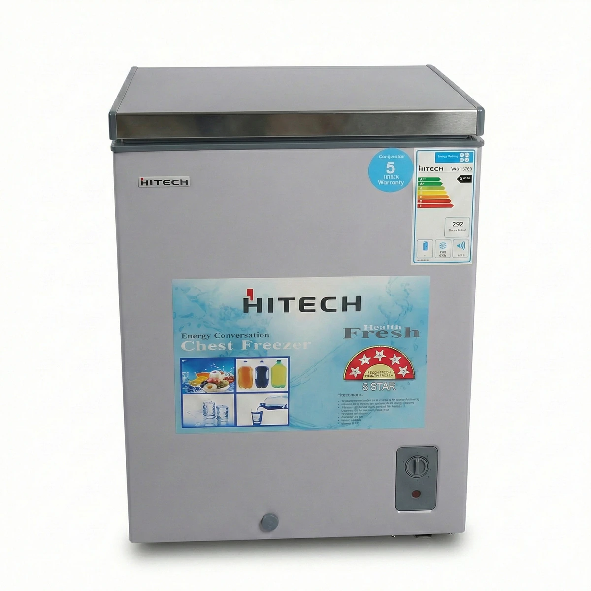 Hitech Malaysia HACF-178DS 178L Convertible Chest Freezer