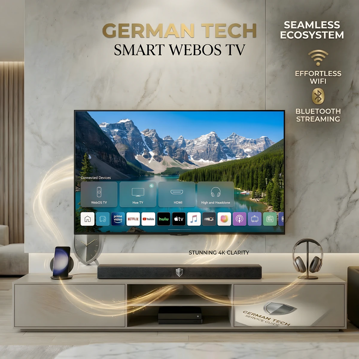 German Tech 65 Inch Smart Tv Gt65Dwb109Uhd 2 German Tech 65 Inch Smart TV GT65DWB109UHD
