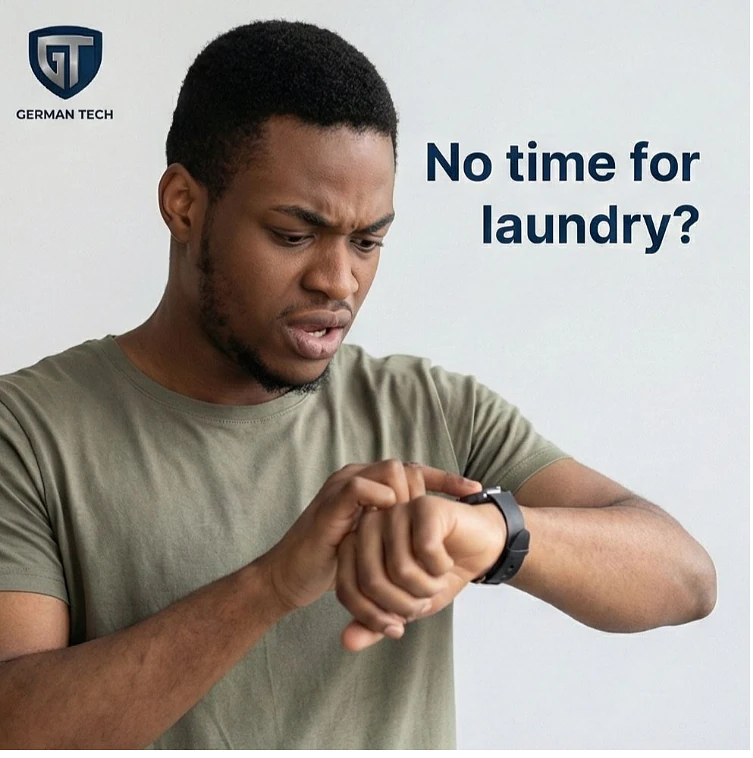 German Tech 8KG Washing Machine Fully Automatic BLDC - GT-8KG-BLDC