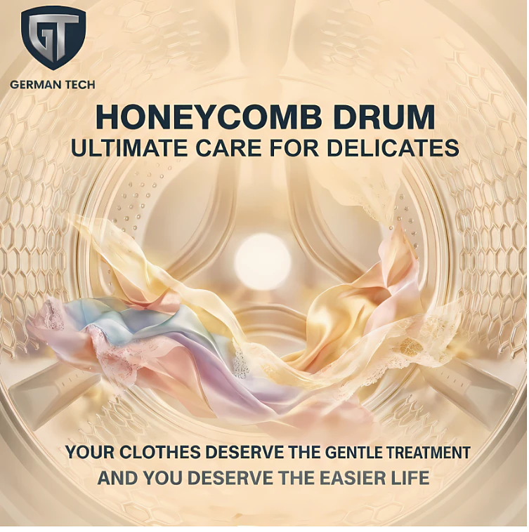 German Tech 9KG Washing Machine Fully Automatic - GT-9KG-BLDC