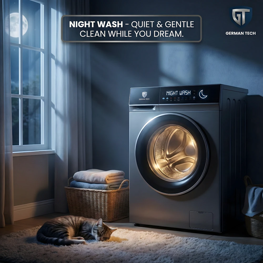 German Tech 10KG Washing Machine Fully Automatic - GT-10KG-DD