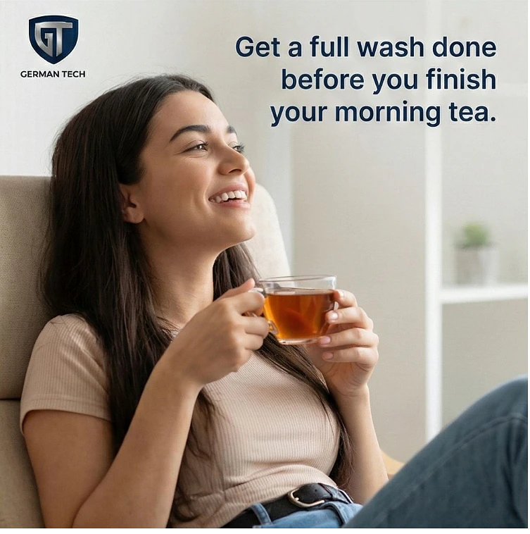 German Tech 12KG Washing Machine Fully Automatic - GT-12KG-DD