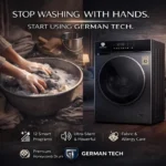 German Tech 10KG Washing Machine Fully Automatic - GT-10KG-DD - Image 2