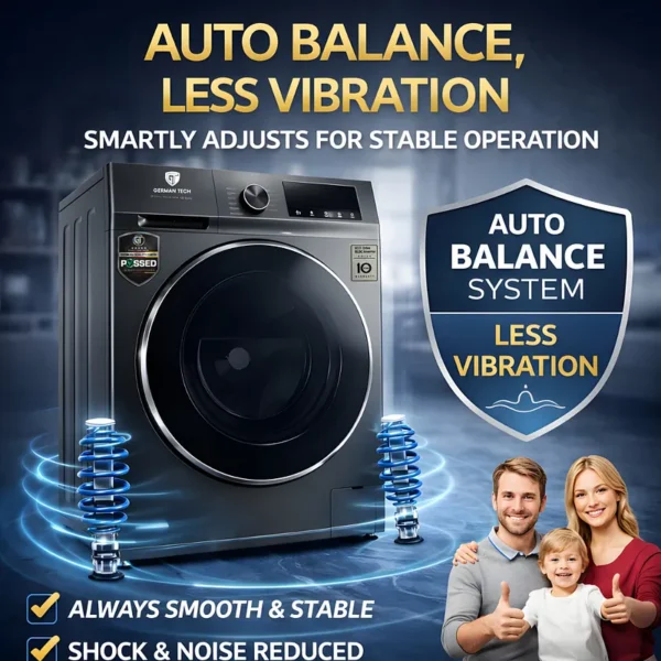 German Tech 10 KG Washing Machine BLDC Inverter Fully Automatic - GT-10KGBLDC - Nova Hub (2)