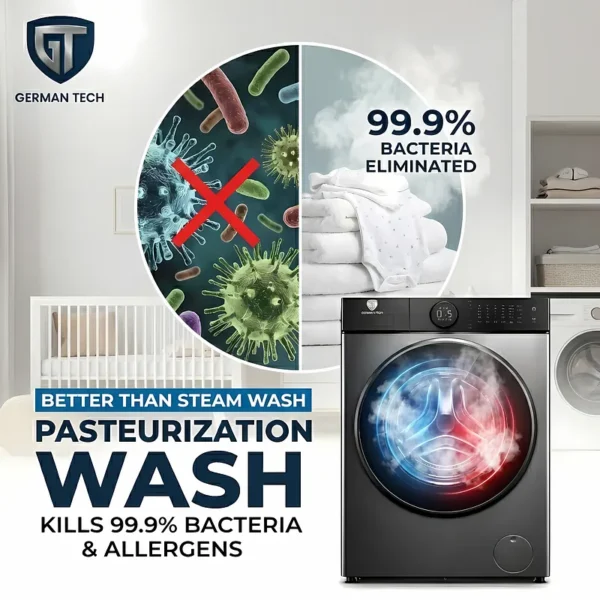 German Tech 12 KG Washing Machine Fully Automatic - GT-12KG-DD - Nova Hub (2)