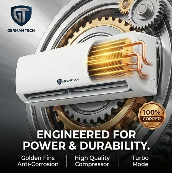 German Tech 1 Ton Smart Inverter AC GT - GT-1TON-AC - Nova Hub (4)