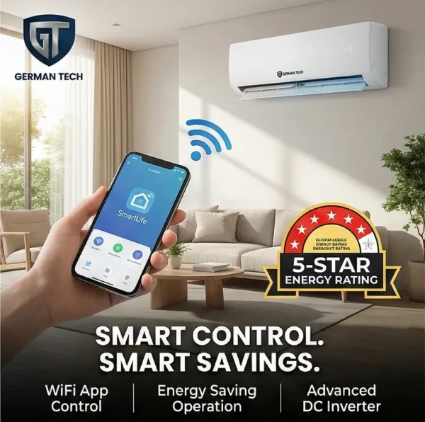 German Tech 1 Ton Smart Inverter AC GT - GT-1TON-AC - Nova Hub (6)