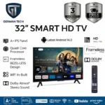 German Tech 32 Inch Smart TV (GT32S109HD) - GT-32S109HD