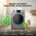 German Tech 7.5KG Washing Machine  Fully Automatic - 7.5KG-BLDC - Image 4