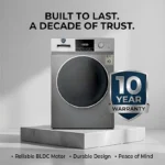 German Tech 7.5KG Washing Machine  Fully Automatic - 7.5KG-BLDC - Image 3