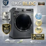 German Tech 8KG Washing Machine Fully Automatic BLDC - GT-8KG-BLDC