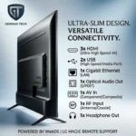 German Tech 55 Inch Smart TV GT55DWB109UHD - Image 8