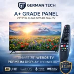 German Tech 75 Inch Smart TV GT75DWB109UHD - Image 3