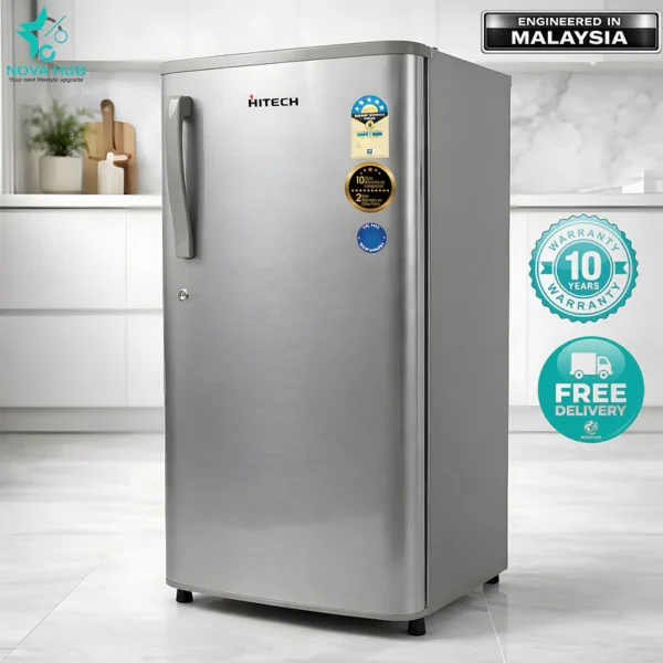 Hitech Malaysia HS-186BSH 186 L Gross Single Door Refrigerator - Hitech 186L (175L Net) Single Door Refrigerator HS-186BSH is the best refrigerator in Nepal. Shop genuine products at Nova Hub.