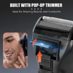 SOLIMPIA HT-672 3 in1 Powerful hair and beard trimmer for men - SOLIMPIA HT-672 3-in-1 Trimmer for men - Nova Hub (7)