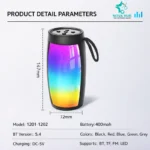 OKOP KP-1202 Portable Bluetooth Speaker 3W Output - Image 8