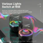 OKOP KP-823 Subwoofer Portable Bluetooth Speaker with RGB led Light - Image 8