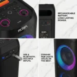 Rowa Singapore RH-EK802PS Dual 8" Portable Party Speaker - Image 4