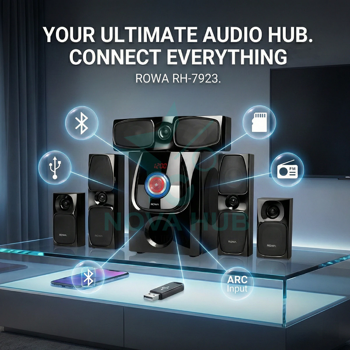 Rowa Singapore Rh-7923-5.1 Ch Home Theater System 1 Rowa Singapore RH-7923-5.1 CH Home Theater System