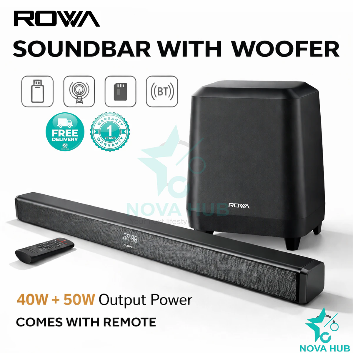 Rowa Singapore Rh-Ek5005-Sbw Soundbar With Woofer 6 Rowa Singapore RH-EK5005-SBW Soundbar with Woofer