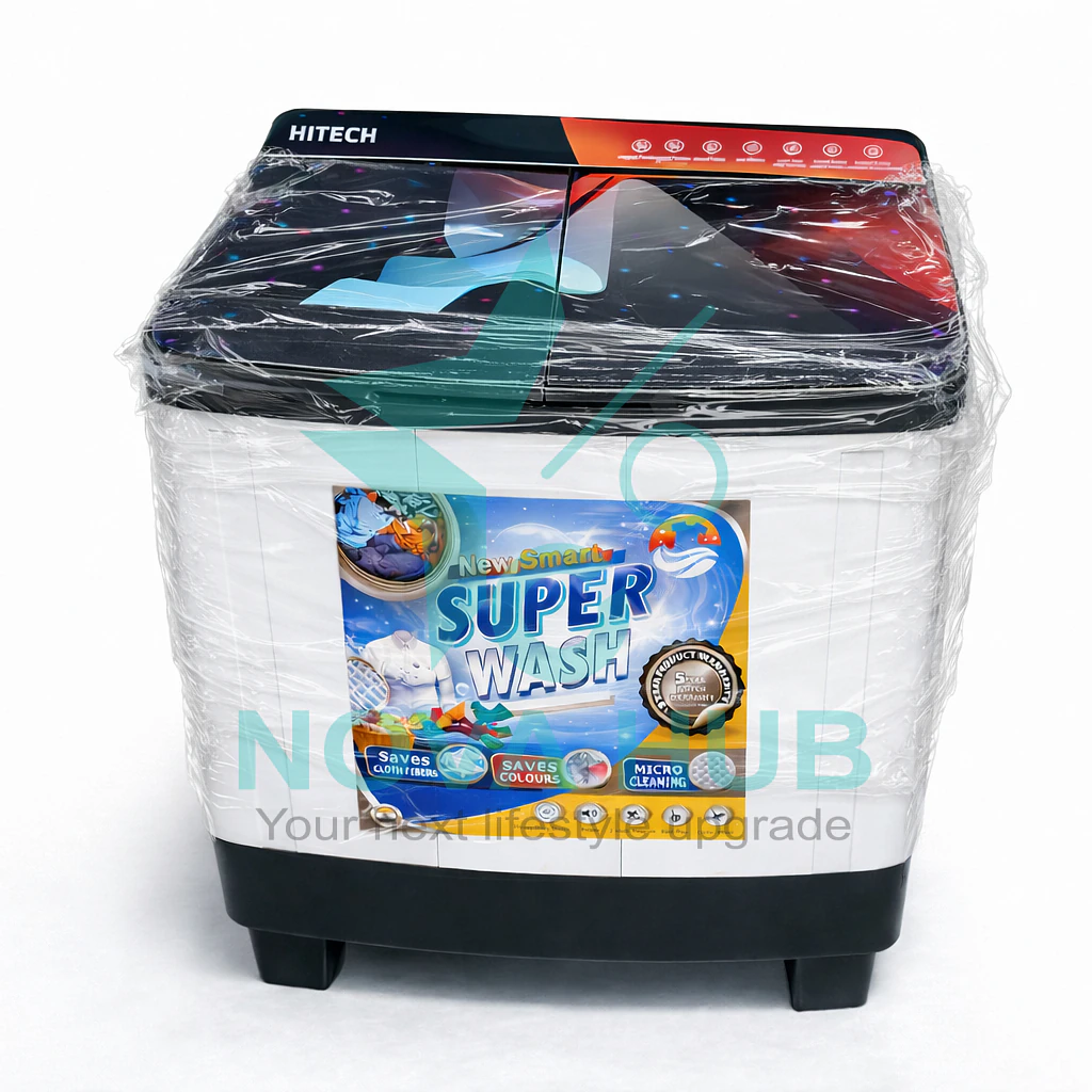 Hitech Malaysia 9 Kg Semi Automatic Top Loading Washing Machine - Hswm-900Glwb 3 Hitech Malaysia 9 KG Semi Automatic Top Loading Washing Machine - HSWM-900GLWB