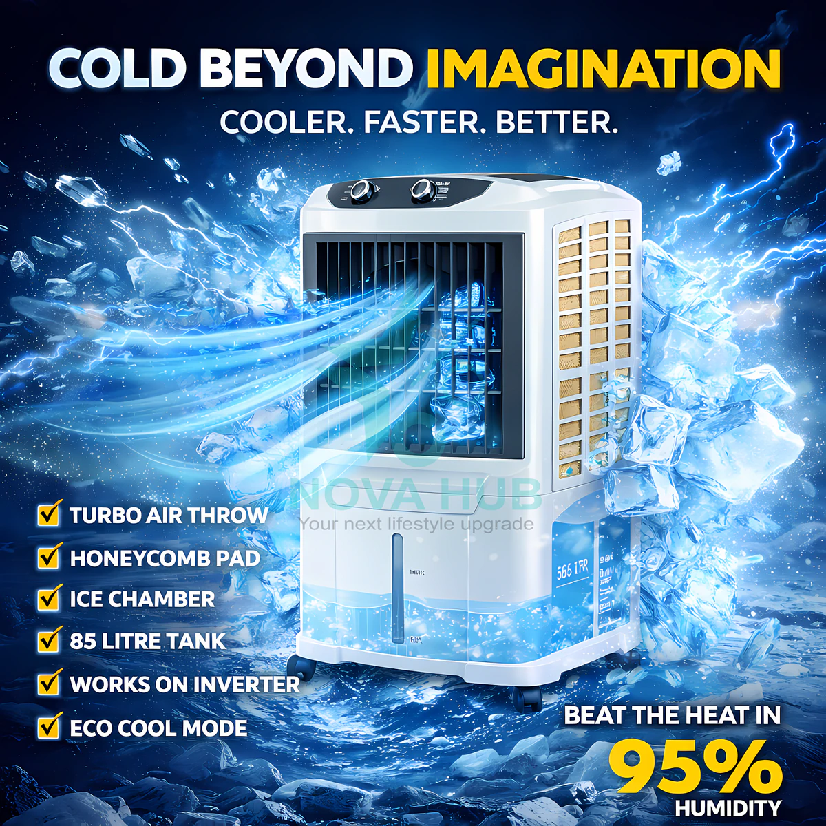 Hitech Malaysia Hcd-85Cooldt Desert Air Cooler Fan 4 Hitech Malaysia HCD-85COOLDT Desert Air Cooler Fan