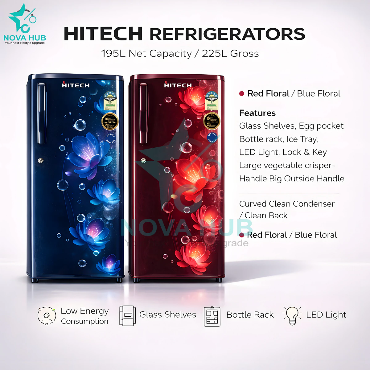 Hitech Malaysia 225 L Gross Single Door Refrigerator - Hitech Malaysia 225L Gross Single Door Refrigerator Hs-225Cml Hs-225Cbl 4 Hitech Malaysia 225 L Gross Single Door Refrigerator - Hitech Malaysia 225L Gross Single Door Refrigerator HS-225CML HS-225CBL