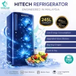 Hitech Malaysia 225 L Gross Single Door Refrigerator - Hitech Malaysia 225L Gross Single Door Refrigerator HS-225CML HS-225CBL - Image 2