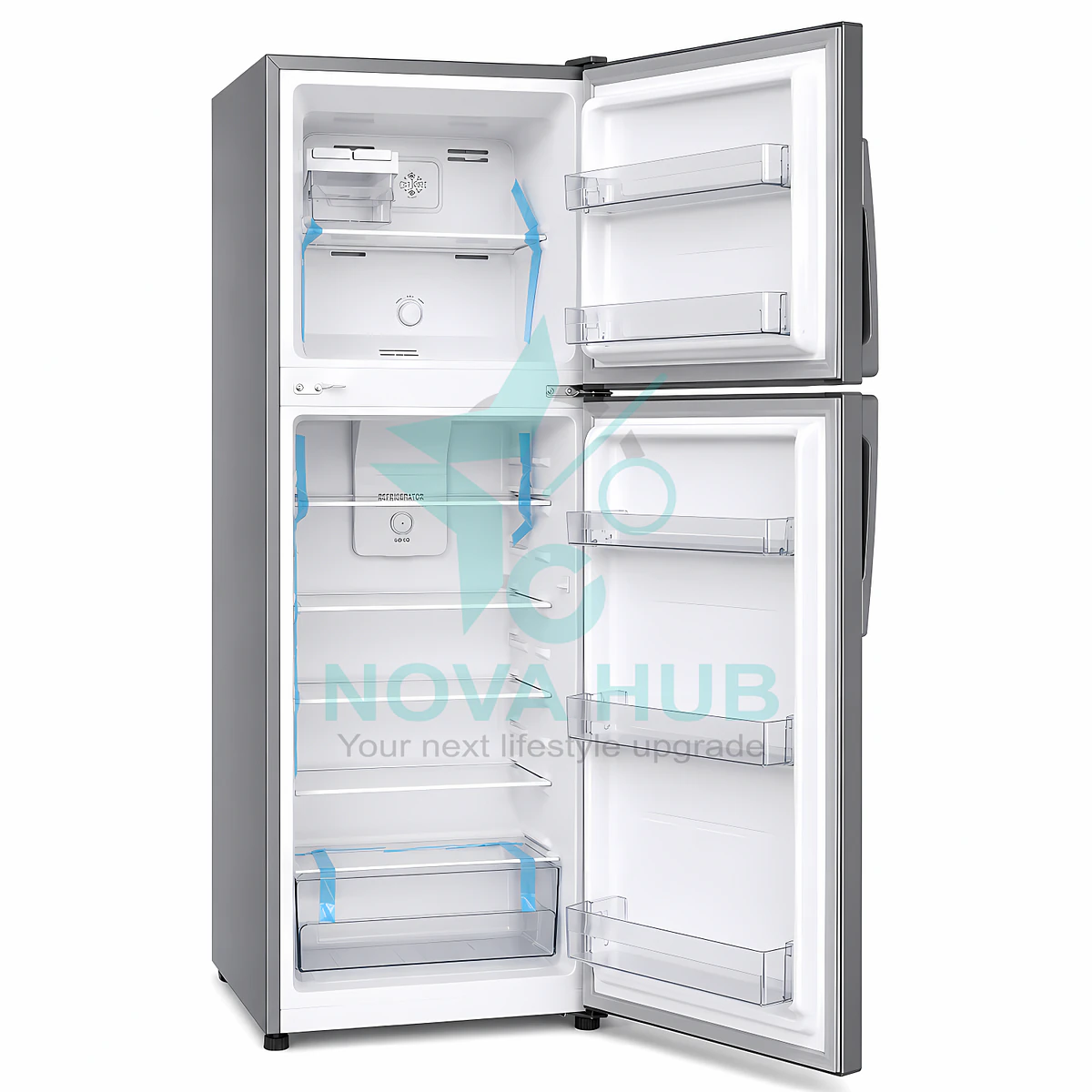 Hitech Malaysia Hrd-294Shm 294 L Double Door Refrigerator 2 Hitech Malaysia HRD-294SHM 294 L Double Door Refrigerator