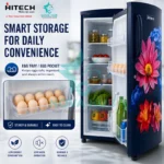 Hitech Malaysia 225 L Single Door Refrigerator HS225ANMF HS225ANBF / Premium Glossy Floral - Image 6